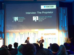Nick Denton and Henry Blodget