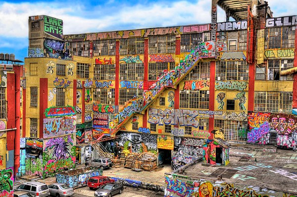 5Pointz, in all its colorful glory (iamNigelMorris, flickr).