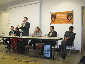 The leading candidates for City Council Speaker tonight in the Bronx.