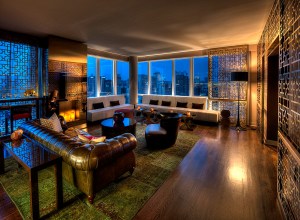 One MiMA Tower recently added a high-end lounge for renters.