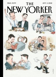 New Yorker cover of Mitt Romney and Paul Ryan