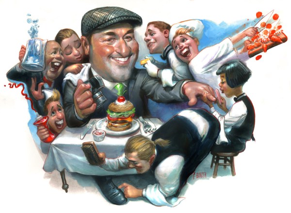 Life is good for Gennaro Pecchia. (Illo: Fred Harper)