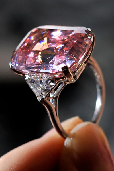 For something extra feminine, opt for a pink diamond.
