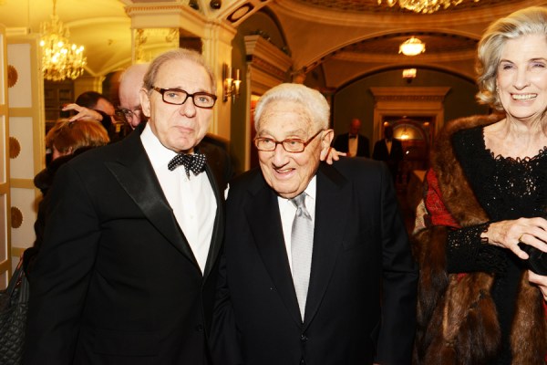 Roger Hertog, Henry and Nancy Kissinger.