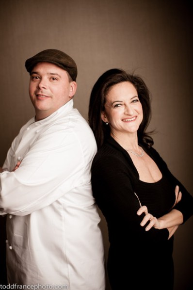 Chef David Malbequi and owner Georgette Farkas.