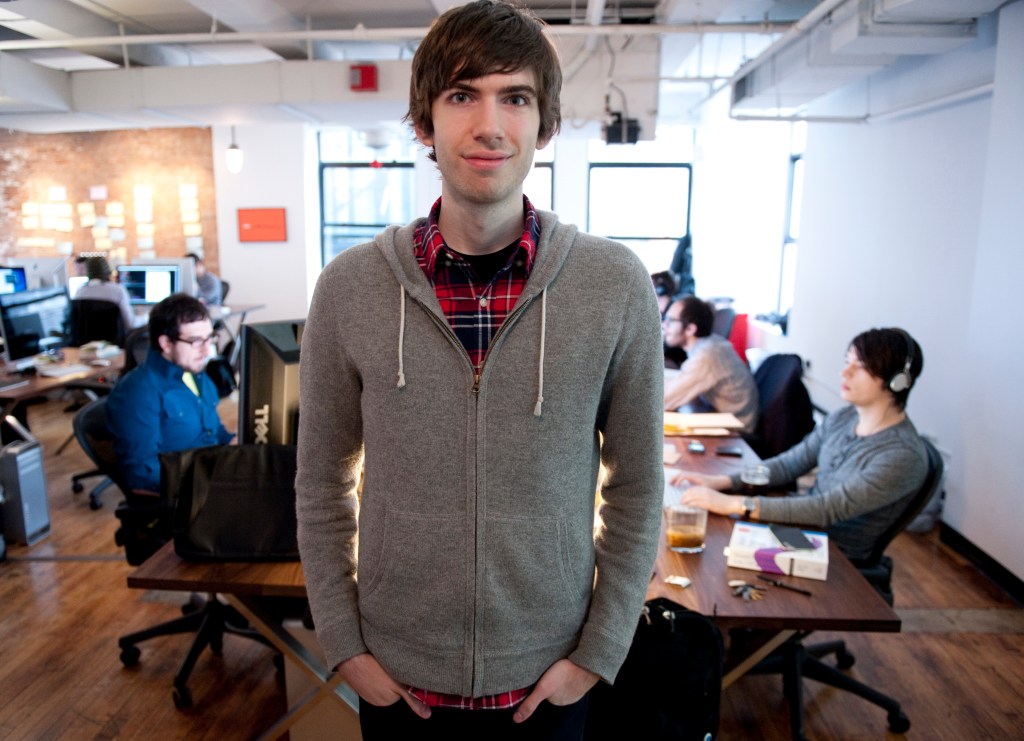 David Karp and his minions (Photo: Don Emmert/AFP/Getty Images)