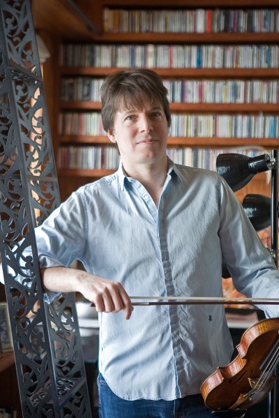 Joshua Bell at home. (Photo by Emily Anne Epstein)