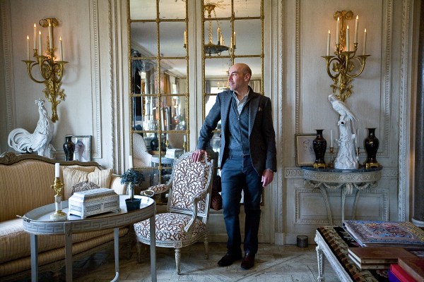 Howard Slatkin's Fifth Avenue style. (Photo by Emily Epstein)