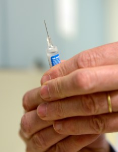 A flu vaccine. (Photo: Denis Charlet/Getty)
