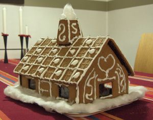 Ginger bread house. (Photo by Wikimedia Commons)