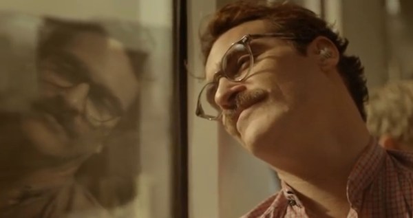 Joaquin Phoenix in Her.