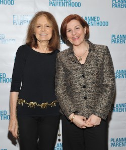 Gloria Steinem and Christine Quinn at a 2012 Planned Parenthood gala. (Photo: Mike Coppola/Getty Images) 