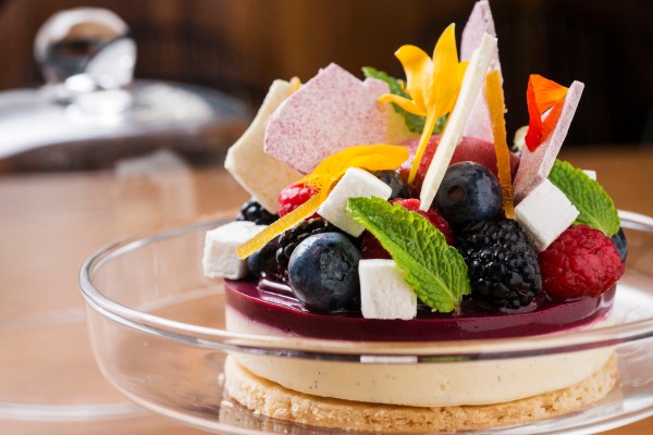 The Elm's red fruit tart