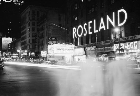 The Roseland Ballroom in its original location on 51st Street and Broadway in the 1940s. (Photograph via Getty)