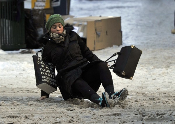 We're really bad at snow. (Getty)