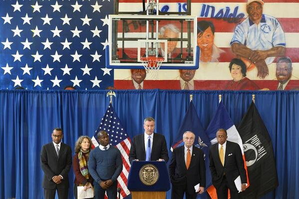 Mayor Bill de Blasio today. (Photo: NYC Mayor's Office)
