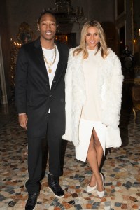 Ciara with her fiancé Future, at Calvin Klein Collection's Palazzo Crespi bash.