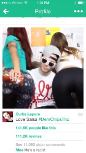 Curtis Lepore amare salsa. (Screenshot: Vite)