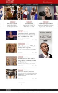 A mockup of the new Nerve.com vertical