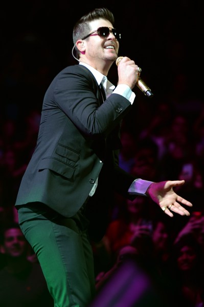 Robin Thicke. (Photo via Getty Images)