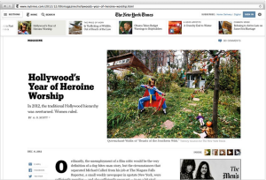 New York Times redesign