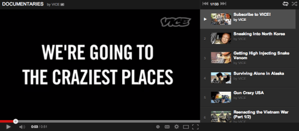 Vice documentaries