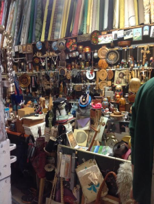 The view of the shop's interior from the doorway.
