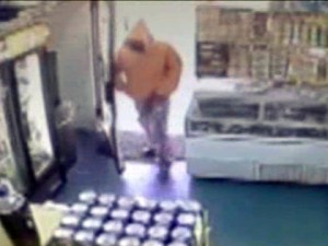 An image of an earlier assailant at the same Diamond Deli. (NYPD)