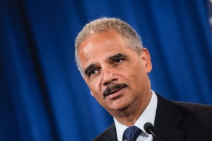Eric Holder. (Photo via Getty Images)