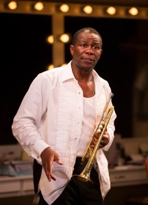 John Douglas Thompson stars as Louis Armstrong  in 'Satchmo at  the Waldorf.' (Photo by T. Charles Erickson)