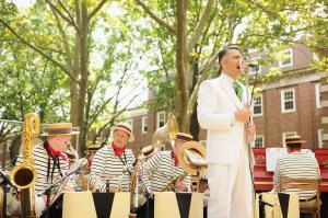 Michael Arenella and His Dreamland Orchestra. (Photo via Getty Images)