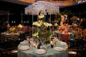 Baccarat's table at the New York Botanical Garden Orchid Dinner. (Photo: Cutty McGill)