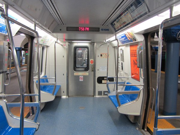 Soon you'll be able to stay in one blue plastic seat all the way to Manhattan (Sean Marshall/Flickr)