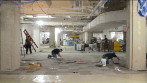 Construction in Facebook's new NYC office (Facebook NY)