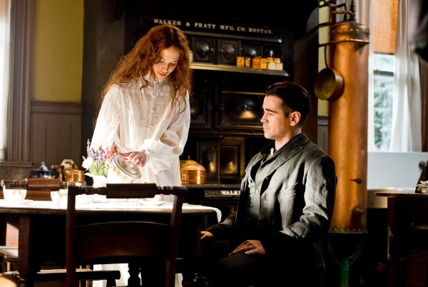Jessica Brown Findlay and Colin Farrell in Winter’s Tale.