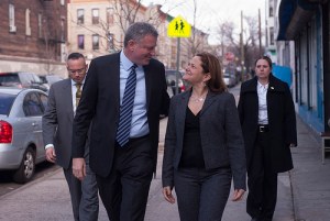 Mayor Bill de Blasio and Council Speaker Melissa Mark-Viverito. (Photo: NYC Council/William Alatriste)