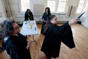 Inside one of the group's classes. (Wiccan Family Temple)
