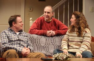 Danny McCarthy, Michael Countryman and Hannah Bos in 'The Open House.' (© Joan Marcus)