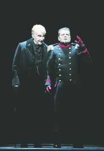 Clive Bayley and Peter Hoare in 'Wozzeck.' (Photo by Cory Weaver/Metropolitan Opera)
