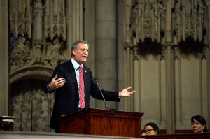 Mayor Bill de Blasio. (Photo: Rob Bennett/NYC Mayor's Office)