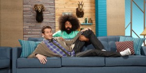 Scott Aukerman and Reggie Watts bring back Comedy Bang! Bang! on the IFC upfronts.