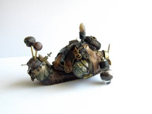 teapunk snail on Etsy