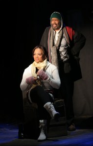 Lauren Valez and Anthony Chisholm in 'The Happiest Song Plays Last.'