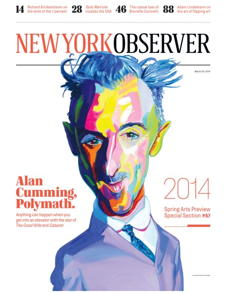 Alan Cumming New York Observer Cover