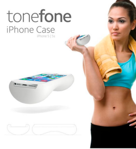 We're so sure that woman owes her fit physique entirely to her ToneFone. (DesirableBody)