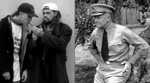Jay and Silent Bob and General Dwight Eisenhower. (photo composite: wikimedia)