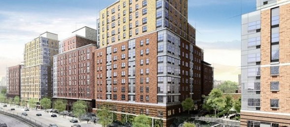 An affordable housing development in the Bronx.