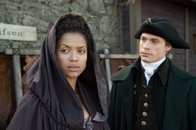 Gugu Mbatha-Raw and Matthew Goode in Belle.