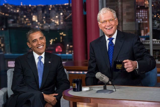 President Barack Obama appearing on ''Late Show with David (Photo: BRENDAN SMIALOWSKI/AFP/GettyImages) 
