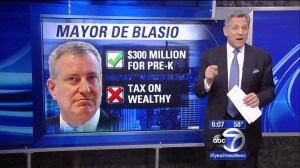 Bill de Blasio on ABC7 last night.